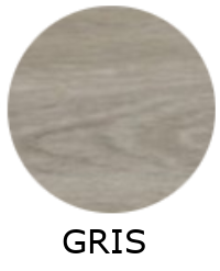 Sol pvc rigide à clipser 17,8x123,5 cm CONFORT GRIS