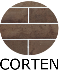 carrelage effet zellige 6,3x25 cm magnetism corten