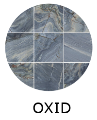 Carrelage DEEP BLUE OXID 15x15 cm imitation pierre