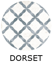 Carrelage dorset blue 20x20 cm effet carreau ciment vieilli