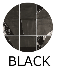 carrelage effet zellige 13,8x13,8 cm ELISA BLACK