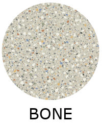 carrelage epoca bone 60x60 cm effet terrazzo rectifié