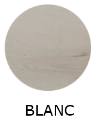 Sol pvc rigide à clipser spc 18,4x122 cm ESSENTIEL BLANC