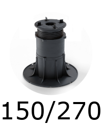 plot pour dalle terrasse réglable 150/270 mm