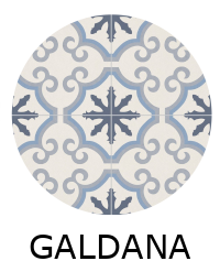 Carrelage Galdana 45x45 – Imitation carreaux de ciment bleu