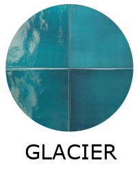 carrelage piscine GLOSS GLACIER 15x15 cm effet zellige