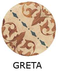 Carrelage GRETA 11.5x11.5 cm effet carreaux ciment