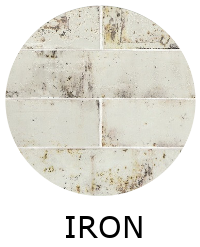 carrelage effet zellige 7.5x30 cm grunge iron