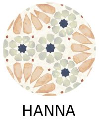 Carrelage HANNA 21x25 cm effet carreaux ciment