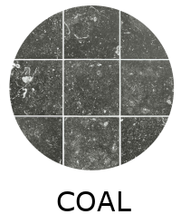 Carrelage HIJAU COAL 15x15 cm imitation Pierre de Lave