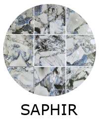 carrelage piscine ICE SAPHIR 15x15 cm effet marbre