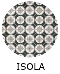 Carrelage ISOLA 20x20 cm effet carreaux ciment déco
