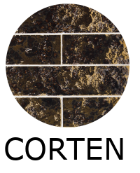 carrelage effet zellige 6,4x26 cm KOI CORTEN