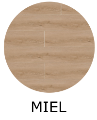 Lame PVC clipsable effet bois LAMARI MIEL 22,5x153,2 cm
