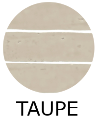 Carrelage effet zellige 6x20 cm LAUREL CLAY TAUPE