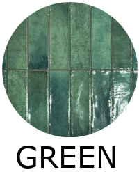 Carrelage zellige Easy Limit Green 32×62,5 cm