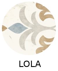 Carrelage LOLA 21x25 cm effet carreaux ciment