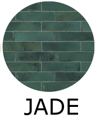 carrelage effet zellige 8x31,5 cm luca jade