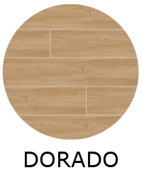 Lame PVC clipsable effet bois LUSAIL DORADO 23,2x123,5 cm