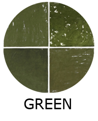 carrelage effet zellige 13,2x13,2 cm MAJESTIC GREEN