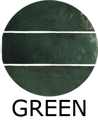 carrelage imitation zellige 6.5x20 cm MALEM GREEN