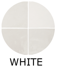 Carrelage effet zellige 13,2x13,2cm MALEM WHITE