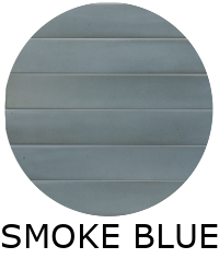 carrelage effet zellige 5x40 cm MASSIMO SMOKE BLUE