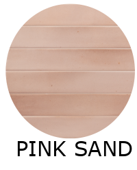 carrelage effet zellige 5x40 cm MASSIMO PINK SAND