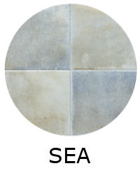 carrelage piscine MATT SEA 15x15 cm effet zellige