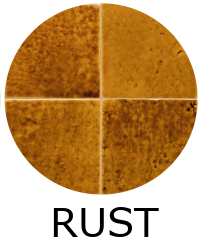 carrelage effet zellige 10x10 cm MENORCA RUST