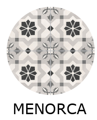 Carrelage Menorca 45x45 – Imitation carreaux de ciment gris
