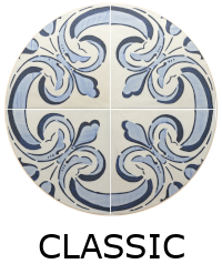 Carrelage MIRA DECOR CLASSIC 20x20 cm effet carreaux ciment vieilli