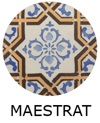 Carrelage MIRA MAESTRAT 20x20 cm effet carreaux ciment vieilli
