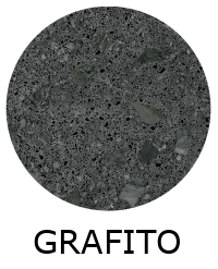 Carrelage terrazzo miscela-R grafito 80x80 cm