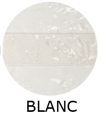 carrelage effet zellige 6,5x20 cm MAJESTIC BLANC
