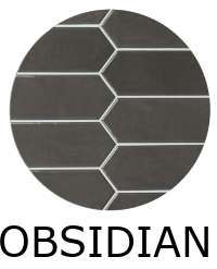 carrelage effet zellige 6x26 cm NOVA MODERN OBSIDIAN