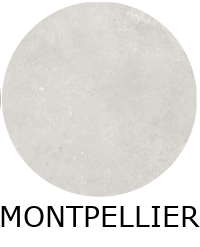 Dalle sur plots MONTPELLIER PERLA 60x60x2 cm effet pierre antidérapant R11