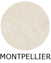 Dalle sur plots MONTPELLIER MARFIL 60x60x2 cm effet pierre antidérapant R11