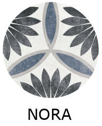 carrelage NORA 14x16 cm effet carreaux ciment