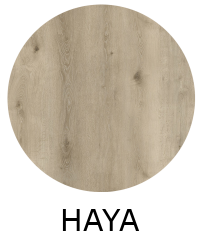 Sol pvc rigide à clipser spc effet bois 18,2x122 cm NOYER HAYA