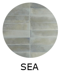 Carrelage effet zellige 6x18,6cm RAKU SEA