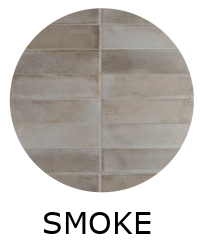 Carrelage effet zellige 6x18,6cm RAKU SMOKE
