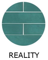 carrelage reality aqua 7.5x30 cm effet zellige