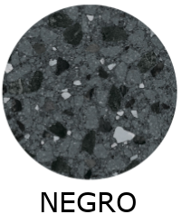 carrelage imitation terrazzo 80x80 cm ROMA NEGRO
