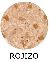 carrelage imitation terrazzo 80x80 cm ROMA ROJIZO