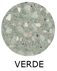 carrelage effet terrazzo 80x80 cm ROMA VERDE