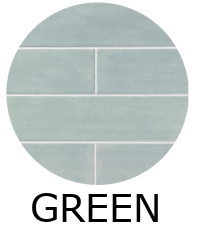 carrelage SERENA LIGHT GREEN 7,5x30cm imitation zellige