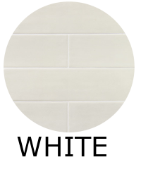 carrelage SERENA WHITE 7,5x30cm imitation zellige