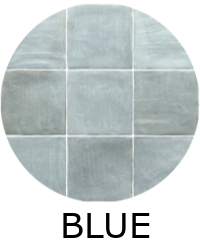 carrelage SEVA STORM BLUE 10x10 cm effet zellige