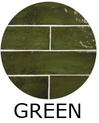 Carrelage effet zellige 6x24,6 cm SOROLLA GREEN